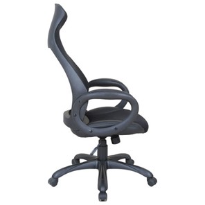 Компьютерное кресло Brabix Premium Genesis EX-517 (пластик черный, ткань/экокожа/сетка черная)   531574 в Южно-Сахалинске - предосмотр 2
