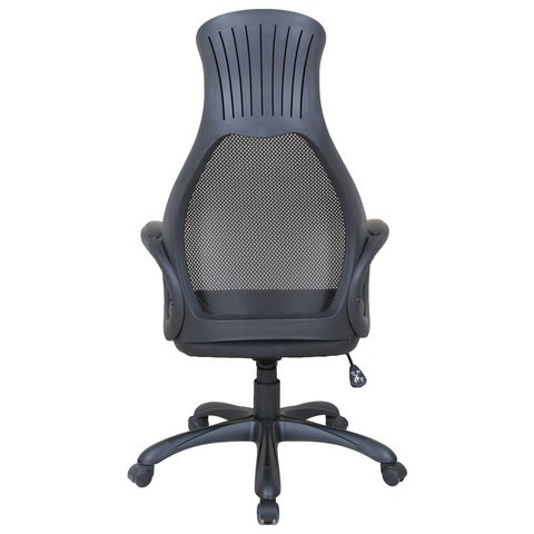 Компьютерное кресло Brabix Premium Genesis EX-517 (пластик черный, ткань/экокожа/сетка черная)   531574 в Южно-Сахалинске - изображение 4