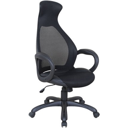 Компьютерное кресло Brabix Premium Genesis EX-517 (пластик черный, ткань/экокожа/сетка черная)   531574 в Южно-Сахалинске - изображение