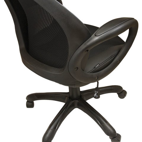Компьютерное кресло Brabix Premium Genesis EX-517 (пластик черный, ткань/экокожа/сетка черная)   531574 в Южно-Сахалинске - изображение 6