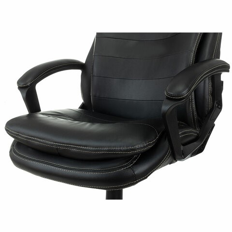 Кресло компьютерное Brabix Premium Omega EX-589 (экокожа, черное) 532094 в Южно-Сахалинске - изображение 5