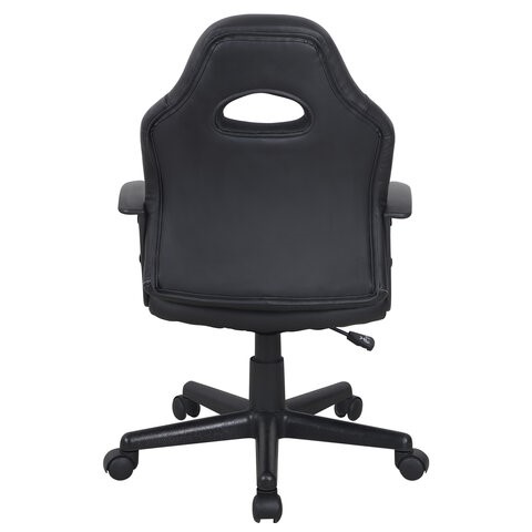 Кресло офисное BRABIX "Spark GM-201", экокожа, черное/серое, 532504 в Южно-Сахалинске - изображение 3