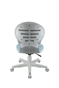 Компьютерное кресло Chair 1139 FW PL White, Голубой в Южно-Сахалинске - предосмотр 4