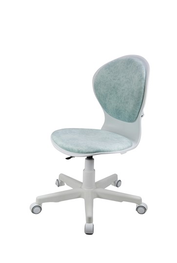 Компьютерное кресло Chair 1139 FW PL White, Голубой в Южно-Сахалинске - изображение 5