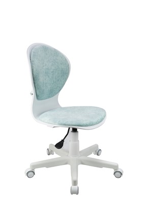 Компьютерное кресло Chair 1139 FW PL White, Голубой в Южно-Сахалинске - изображение