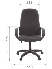 Кресло офисное CHAIRMAN 279 JP15-2, цвет черный в Южно-Сахалинске - предосмотр 4