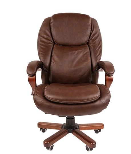 Кресло CHAIRMAN 408, коричневый в Южно-Сахалинске - изображение 1