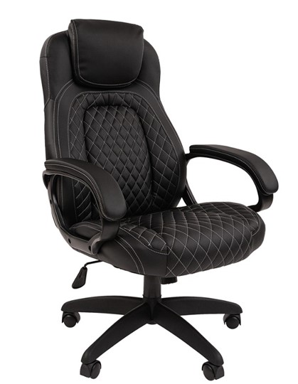 Компьютерное кресло CHAIRMAN 432, экокожа, цвет черный в Южно-Сахалинске - изображение 3