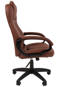 Офисное кресло CHAIRMAN 432, экокожа, цвет коричневый в Южно-Сахалинске - предосмотр 4