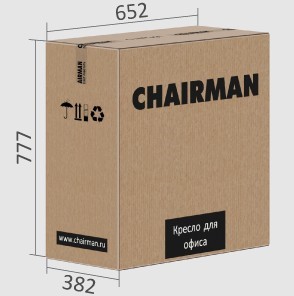 Офисное кресло CHAIRMAN 432, экокожа, цвет коричневый в Южно-Сахалинске - изображение 7