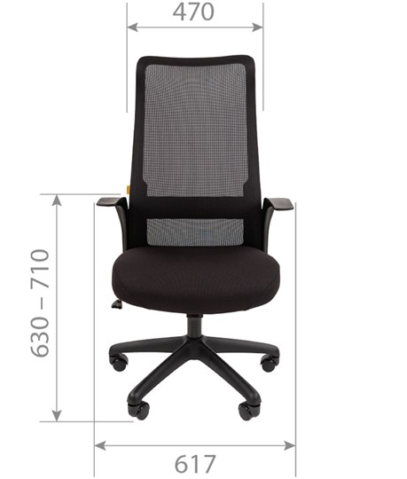 Компьютерное кресло CHAIRMAN 573, черное в Южно-Сахалинске - изображение 7