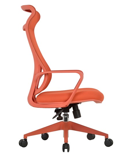 Компьютерное кресло CHAIRMAN 577, Сетчатый акрил красный / Полиэстер красный в Южно-Сахалинске - изображение 1