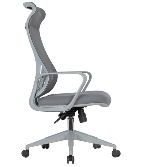 Кресло компьютерное CHAIRMAN 577, сетчатый акрил серый / полиэстер серый в Южно-Сахалинске - изображение 1