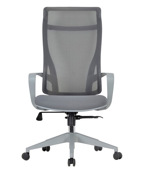 Кресло компьютерное CHAIRMAN 577, сетчатый акрил серый / полиэстер серый в Южно-Сахалинске - изображение 2