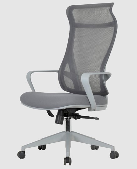 Кресло компьютерное CHAIRMAN 577, сетчатый акрил серый / полиэстер серый в Южно-Сахалинске - изображение 3