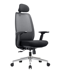 Кресло офисное CHAIRMAN 581 Сетчатый акрил черный / Полиэстер черный в Южно-Сахалинске - предосмотр