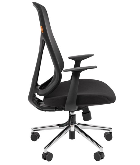 Кресло офисное CHAIRMAN 588 Сетчатый акрил черный / Ткань полиэстер черный в Южно-Сахалинске - изображение 2