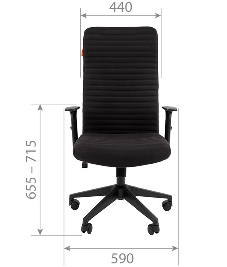 Кресло CHAIRMAN 611 черный в Южно-Сахалинске - изображение 3