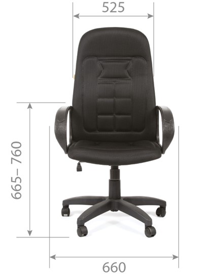 Кресло CHAIRMAN 727 TW 11, цвет черный в Южно-Сахалинске - изображение 4
