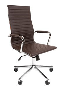 Офисное кресло CHAIRMAN 755, коричневое в Южно-Сахалинске - предосмотр