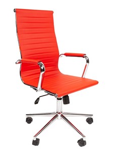 Кресло компьютерное CHAIRMAN 755, красное в Южно-Сахалинске - предосмотр
