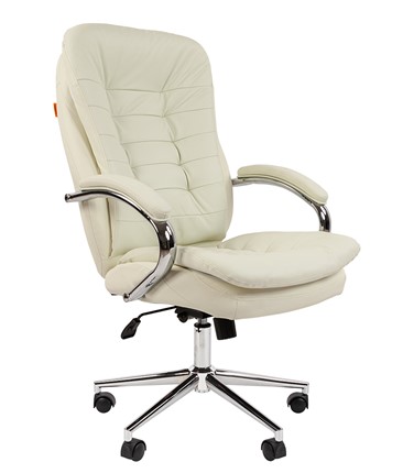 Офисное кресло CHAIRMAN 795 экокожа, цвет белый в Южно-Сахалинске - изображение