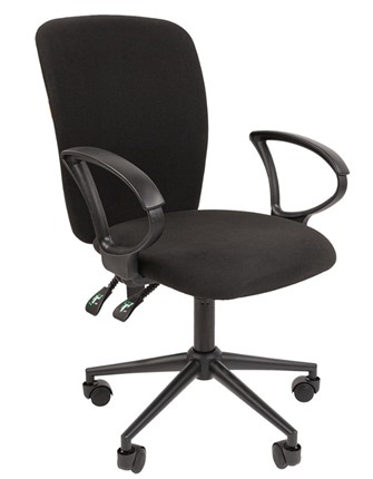 Кресло CHAIRMAN 9801 BLACK, черное в Южно-Сахалинске - изображение