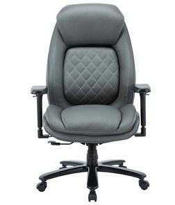 Офисное кресло CHAIRMAN CH403, серый, эко кожа в Южно-Сахалинске - предосмотр 1