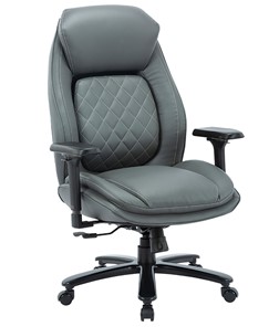 Офисное кресло CHAIRMAN CH403, серый, эко кожа в Южно-Сахалинске - предосмотр