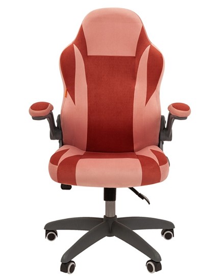 Компьютерное кресло CHAIRMAN Game 55 цвет TW розовый/бордо в Южно-Сахалинске - изображение 1