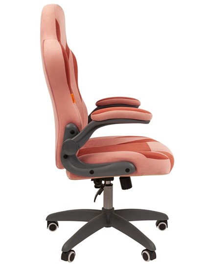 Компьютерное кресло CHAIRMAN Game 55 цвет TW розовый/бордо в Южно-Сахалинске - изображение 2