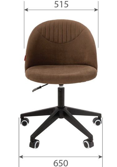 Кресло офисное CHAIRMAN HOME 119, коричневое в Южно-Сахалинске - изображение 3