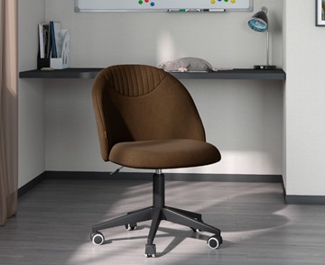 Кресло офисное CHAIRMAN HOME 119, коричневое в Южно-Сахалинске - предосмотр 5