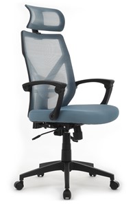 Офисное кресло Design OLIVER W-203 AC, Синий в Южно-Сахалинске - предосмотр