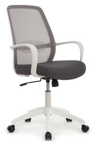 Офисное кресло Design W-207, Белый пластик/серая сетка в Южно-Сахалинске - предосмотр