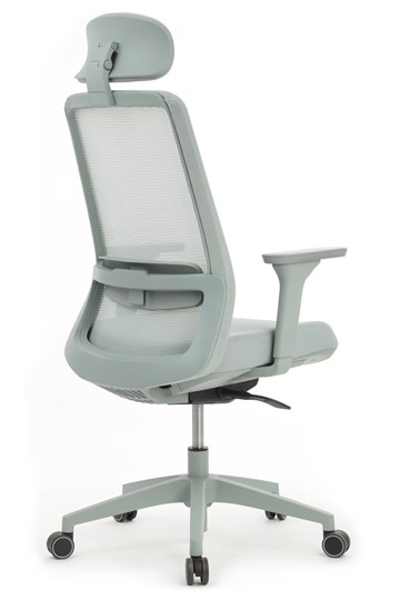 Офисное кресло Design WORK W-218C, Голубой в Южно-Сахалинске - изображение 2