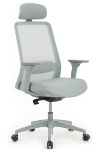 Офисное кресло Design WORK W-218C, Голубой в Южно-Сахалинске - предосмотр
