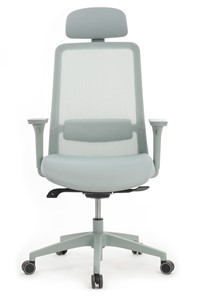Офисное кресло Design WORK W-218C, Голубой в Южно-Сахалинске - предосмотр 4