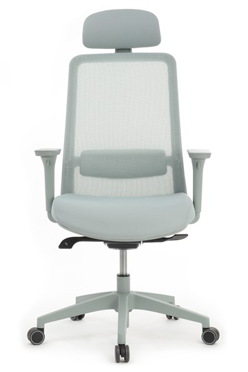 Офисное кресло Design WORK W-218C, Голубой в Южно-Сахалинске - изображение 4