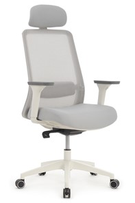 Кресло Design WORK W-218C, Светло-серый пластик/Светло-серая сетка в Южно-Сахалинске