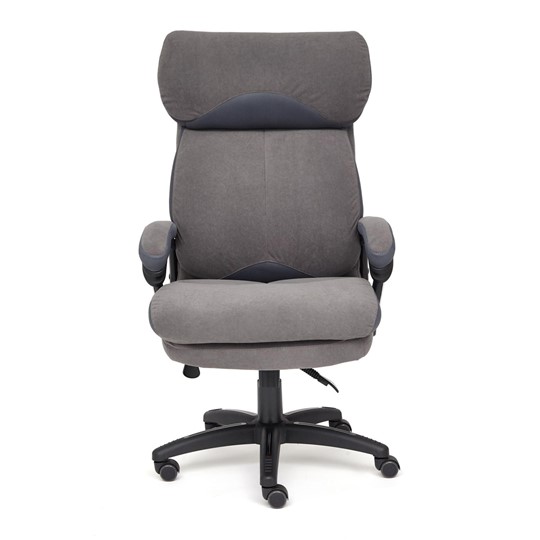 Офисное кресло DUKE флок/ткань, серый/серый, 29/TW-12 арт.14039 в Южно-Сахалинске - изображение 1