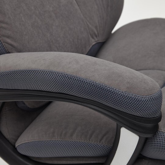 Офисное кресло DUKE флок/ткань, серый/серый, 29/TW-12 арт.14039 в Южно-Сахалинске - изображение 12