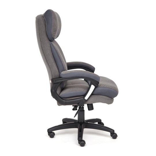 Офисное кресло DUKE флок/ткань, серый/серый, 29/TW-12 арт.14039 в Южно-Сахалинске - изображение 2