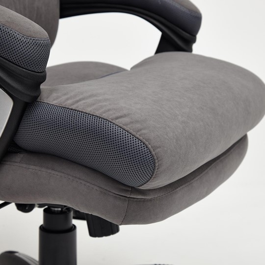 Офисное кресло DUKE флок/ткань, серый/серый, 29/TW-12 арт.14039 в Южно-Сахалинске - изображение 23