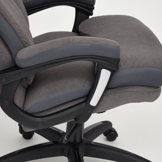 Офисное кресло DUKE флок/ткань, серый/серый, 29/TW-12 арт.14039 в Южно-Сахалинске - изображение 9