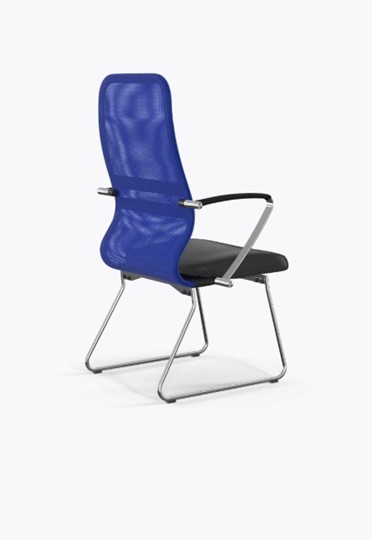 Кресло офисное Ergolife Sit 8 B2-9K - X1+Extra (Синий-Черный) в Южно-Сахалинске - изображение 1