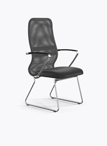 Кресло офисное Ergolife Sit 8 B2-9K - X1+Extra (Св.серый-Черный) в Южно-Сахалинске