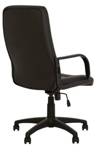 Офисное кресло MANAGER (PL64) экокожа ECO-30, черная в Южно-Сахалинске - предосмотр 3