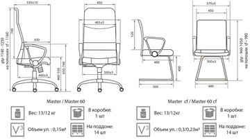 Кресло Master GTPH Ch1 W01T01 в Южно-Сахалинске - предосмотр 3