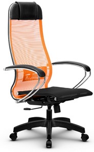 Кресло офисное МЕТТА B 1m 4/K131, Основание 17831 оранжевый/черный в Южно-Сахалинске